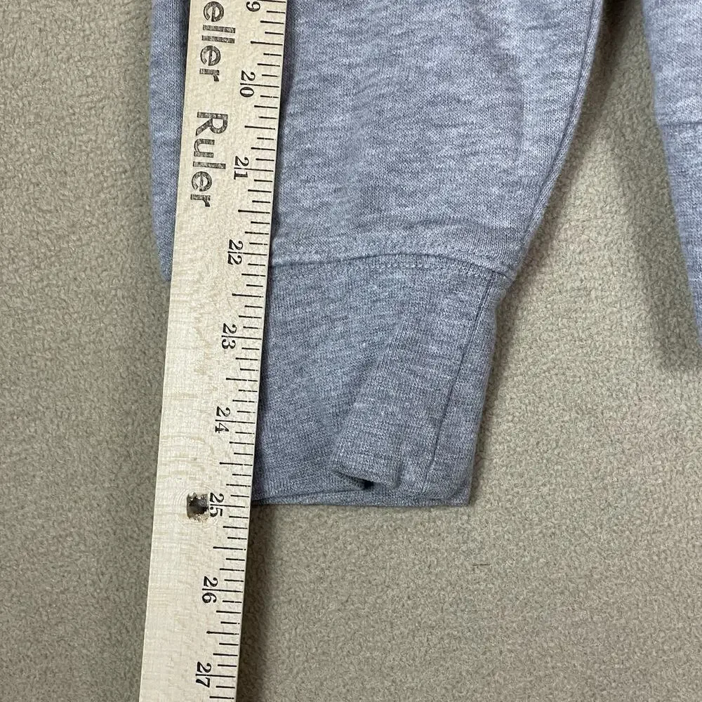 The North Face Hoodie Womens L Gray Pouch Pocket Long Sleeve Pullover Sweatshirt